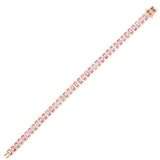 Pink Sapphire Bracelet