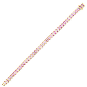 Pink Sapphire Bracelet