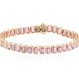 Pink Sapphire Bracelet