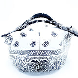 Leather Bandana Tote