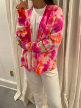 Load image into Gallery viewer, Sunny Tie Dye Cashmere Cardigan