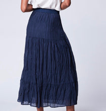 Load image into Gallery viewer, Navy Maxi Skirt