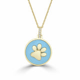 Paw Print Necklace