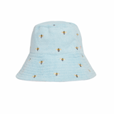 Embroidered Terry Bee Hat