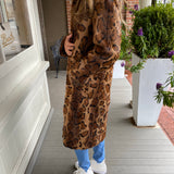 Leopard Kidskin Coat