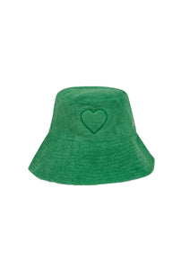 Terry Heart Bucket Hat