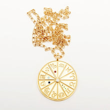 Load image into Gallery viewer, Personalized Zodiac Medium Necklace
