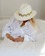 Load image into Gallery viewer, La Nouvelle Gold Panama Hat