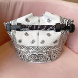 Leather Bandana Tote