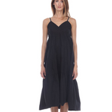 Black Tiered Maxi Dress
