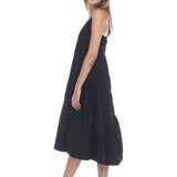 Black Tiered Maxi Dress