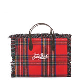 Small Tartan Pattern Saint Barth Bag