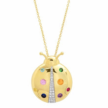 Load image into Gallery viewer, Multi Colored Mama Ladybug Necklace
