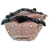 Leather Bandana Tote
