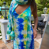 Tie Dye Silk Dress