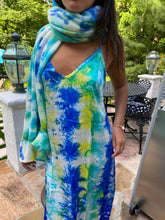 Load image into Gallery viewer, Tie Dye Silk Dress