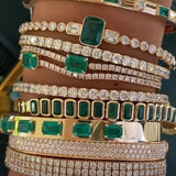 Emerald Diamond Bracelet