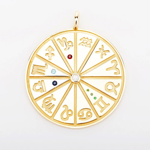 Personalized Zodiac Medium Necklace