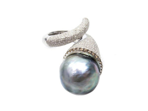 Pearl Swirl Ring