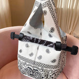 Leather Bandana Tote