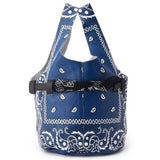 Leather Bandana Tote