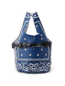 Leather Bandana Tote