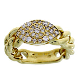 Diamond Evil Eye Ring