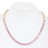 Pink Sapphire Necklace