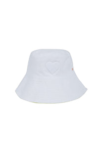 Terry Heart Bucket Hat
