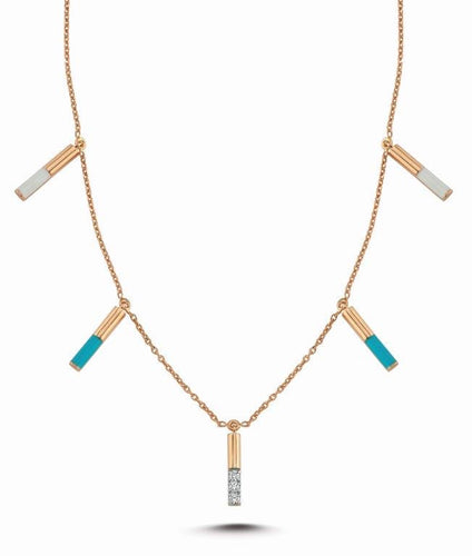 Matisse Diamond Tassel Necklace