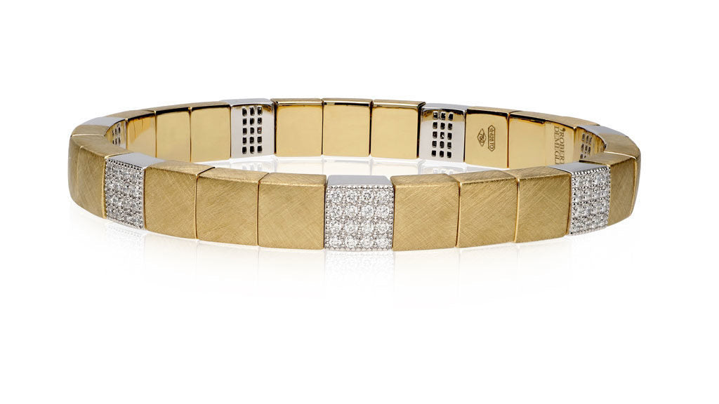 Scacco Oro Stretch Bracelet