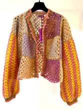 Load image into Gallery viewer, Patchwork Bolero Curry Sweater
