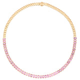 Pink Sapphire Necklace