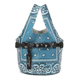 Leather Bandana Tote