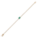 Emerald Diamond Bracelet