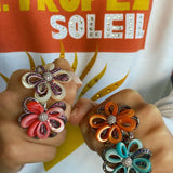 Pink Flower Ring