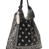 Leather Bandana Picasso Bag