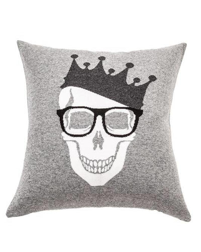 Skull Crown Pillow